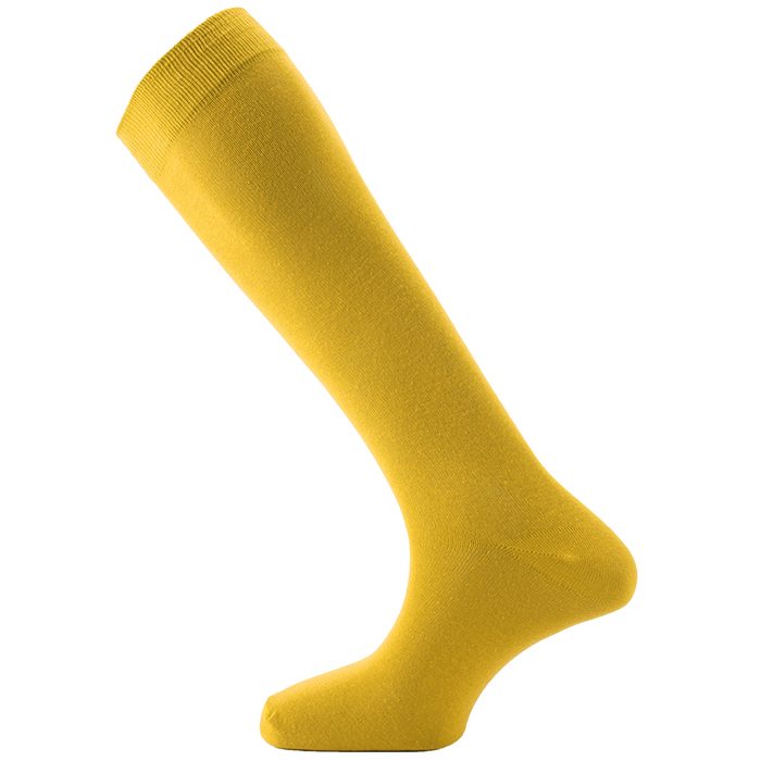 Horizon Mens Dress Socks Long - Yellow - Barker Collars